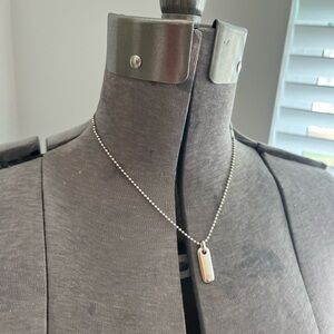 Links Of London Sterling Silver Dog Tag Necklace